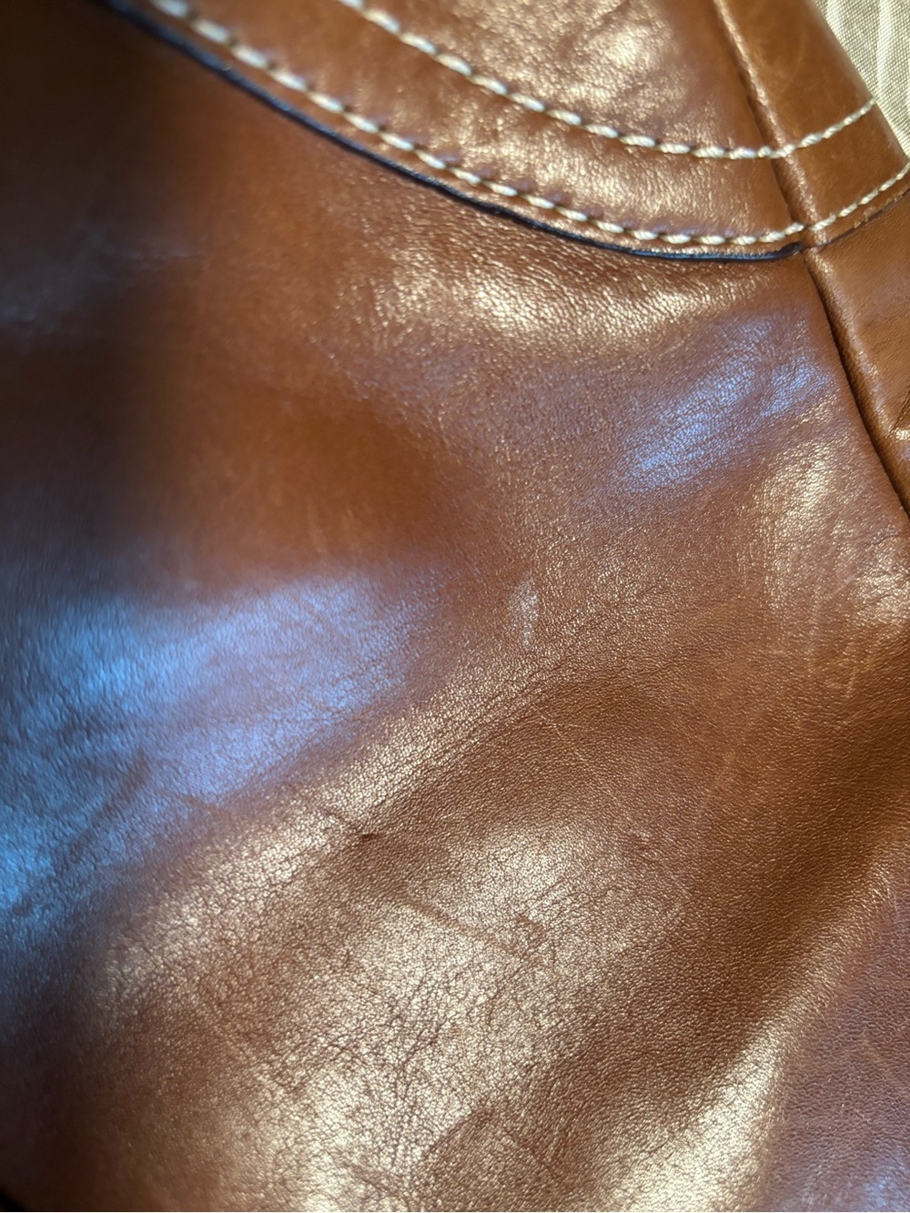 Coach Classic Brown Leather Bag - Picture 5 of 6